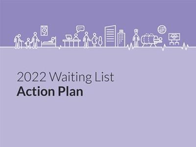 2022 Waiting List Action Plan DOH cover image