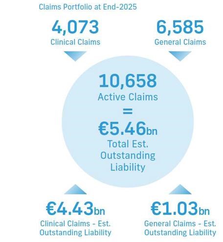 Claims portfolio from NTMA Report 2025 08072026