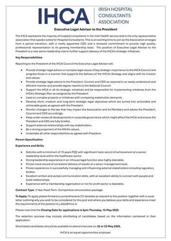 Executive Legal Adviser   Advertisement 2 13052025