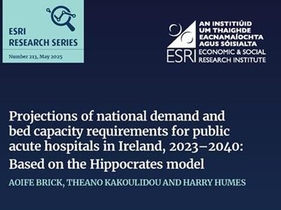Front cover ESRI Projections of national demand and bed capacity 28052025
